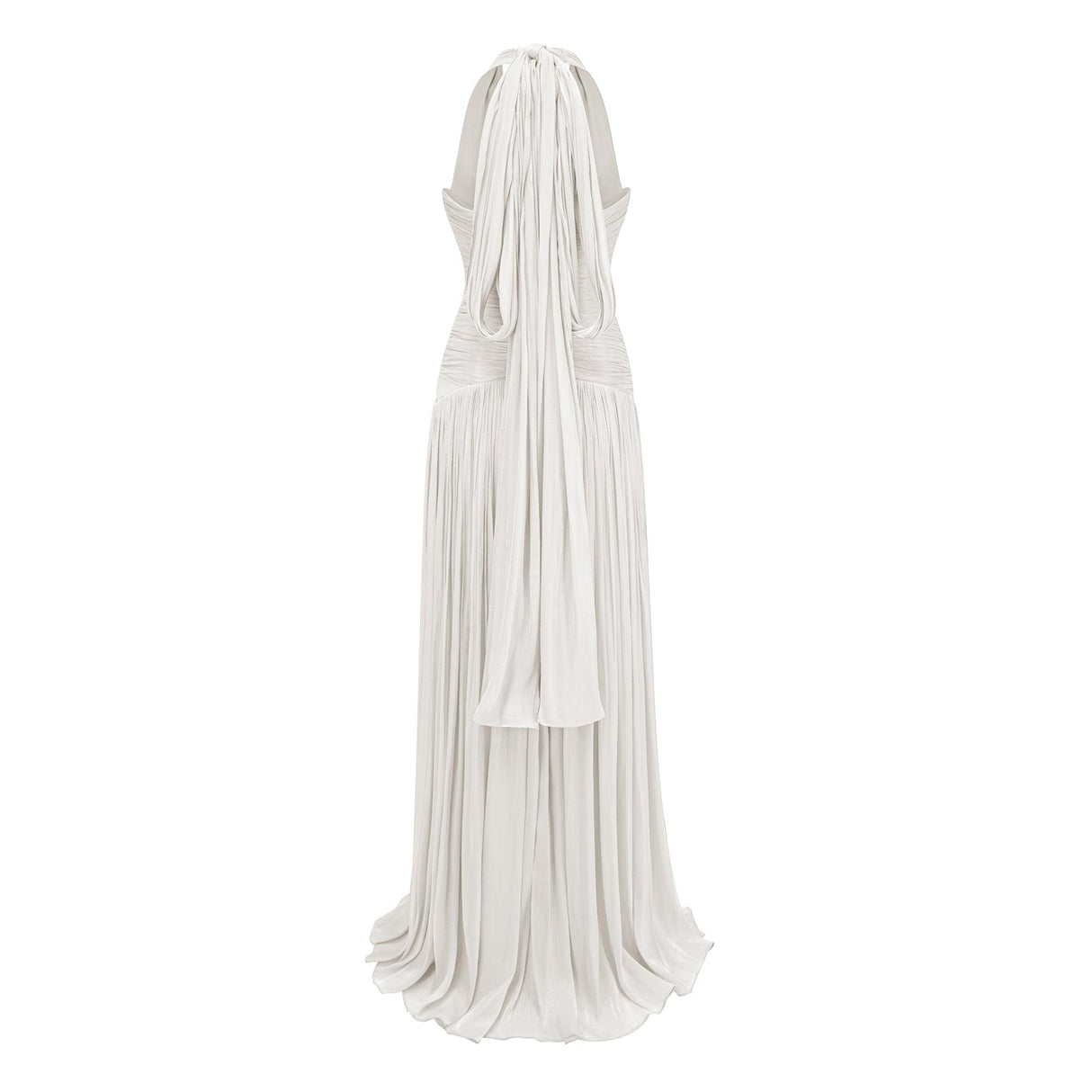 Aurohaya Verdelune Gathered Maxi Dress