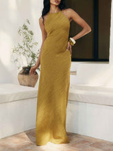 Elegant Sexy Backless Lace-Up Party Maxi Dress