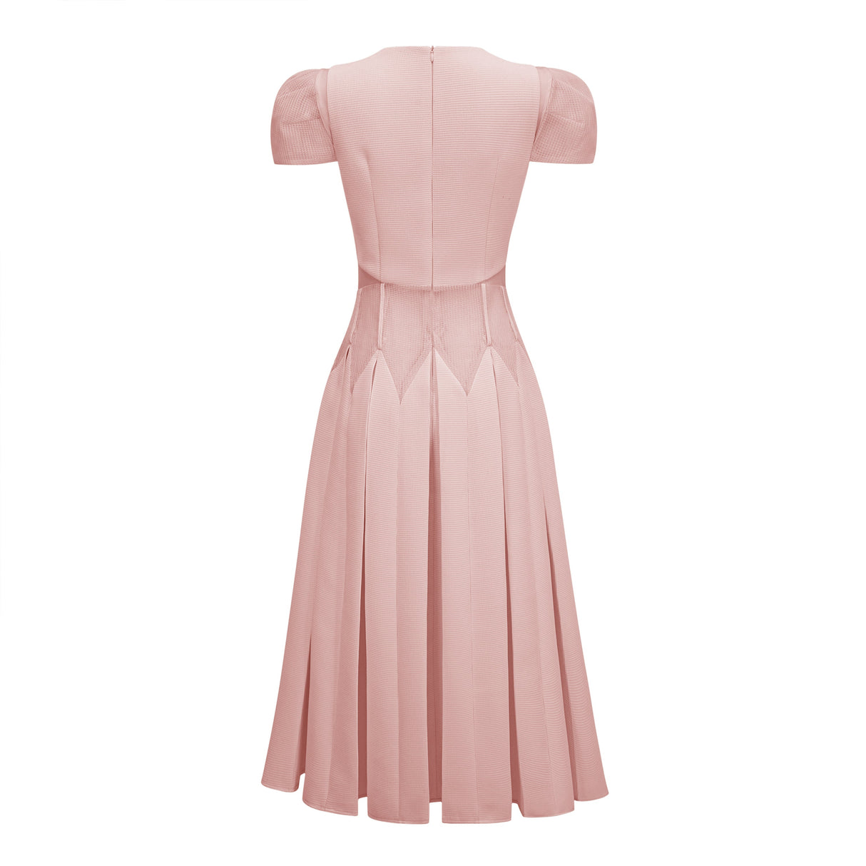 Aurohaya Maelle Pink Flower Embroidered Maxi Dress