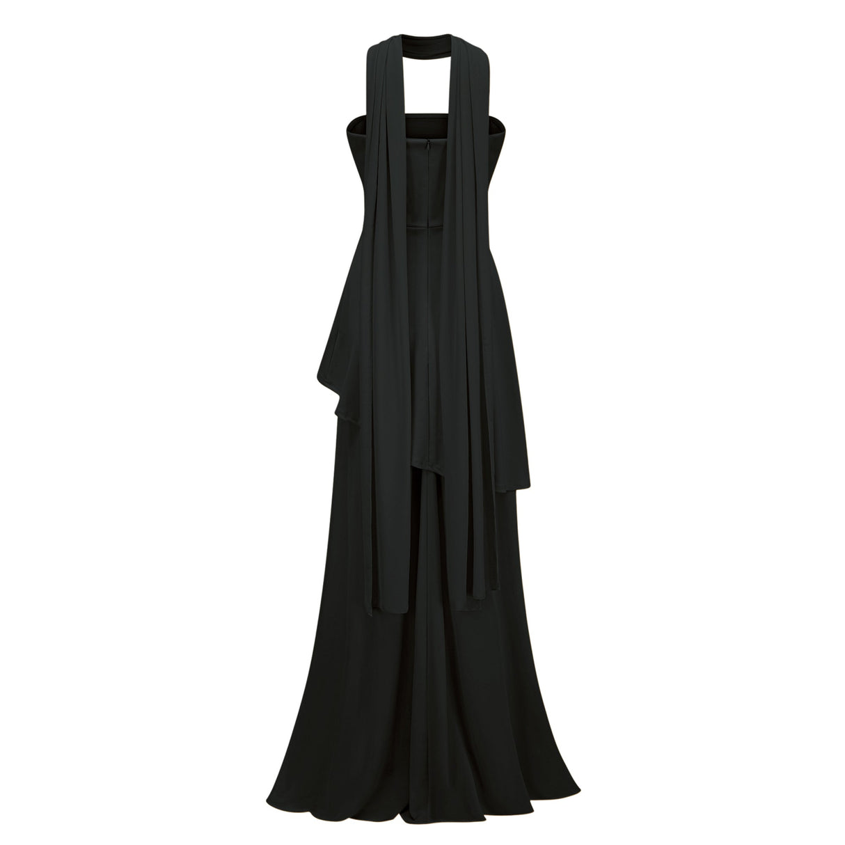 Aurohaya Solène Off-Shoulder Ruched Maxi Gown