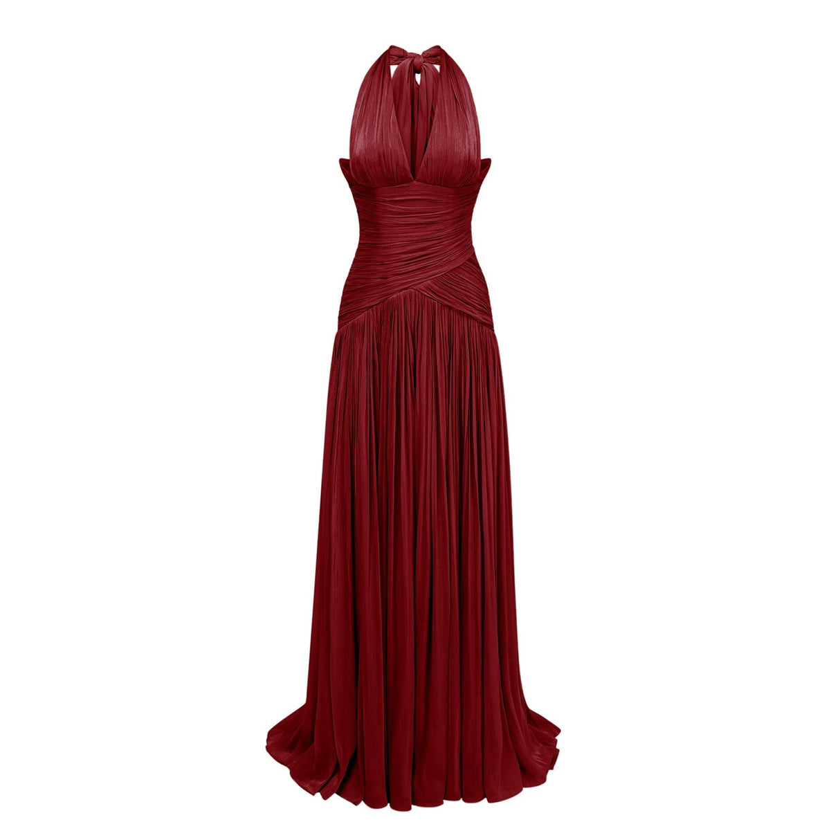 Aurohaya Verdelune Gathered Maxi Dress