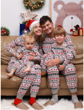 Christmas Snowflake Trees Family Pajamas Sets
