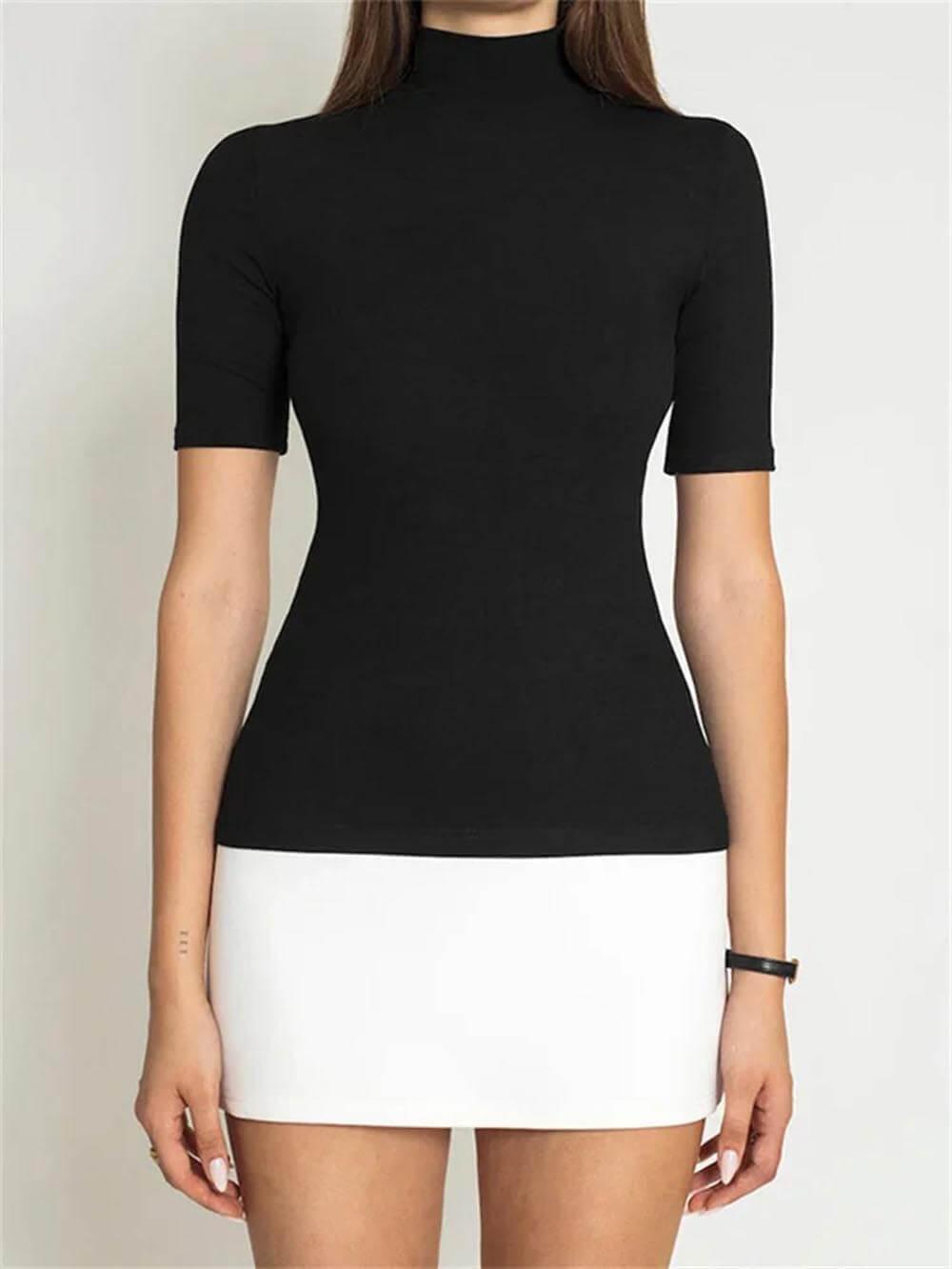 Aurohaya Fashion Casual Contrast Patchwork Slim Mini Dress