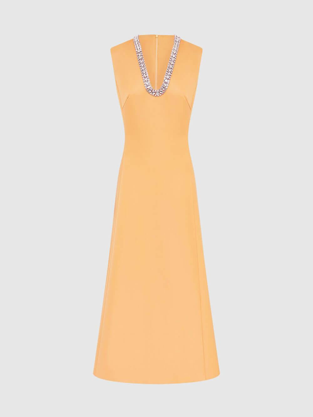 Aurohaya Sophisticated Sequin Embellished Maxi Dress