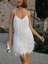 Aurohaya Stylish Cocktail Mini Dress White