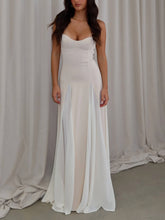 Elegant Splicing Sling Maxi Dress