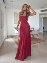 Slim-Fit Tube Top Knit Maxi Dress