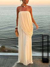 Unique Design Loose Tube Top Maxi Dress