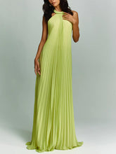 Exquisite Pleated Backless Party Dress