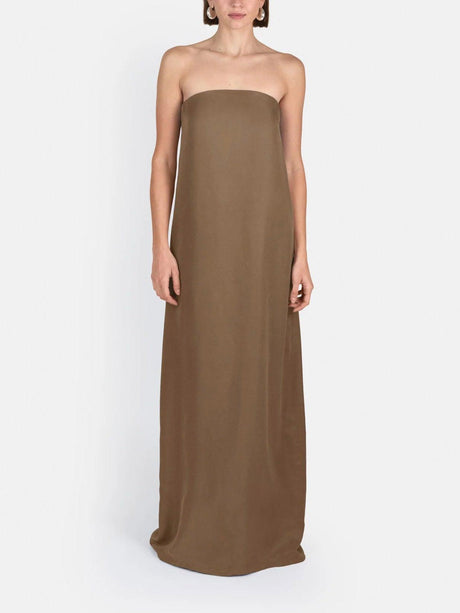 Aurohaya Elegant Irregular Cape Flowing Maxi Dress
