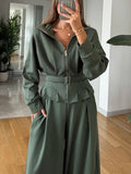 Casual Zip-up Long-sleeved Jacket