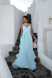 Delicate Glamour in Motion Layered Patchwork Ruched Party Maxi Dress