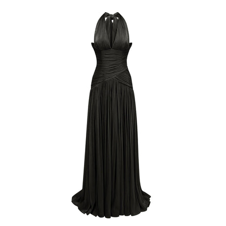 Aurohaya Verdelune Gathered Maxi Dress