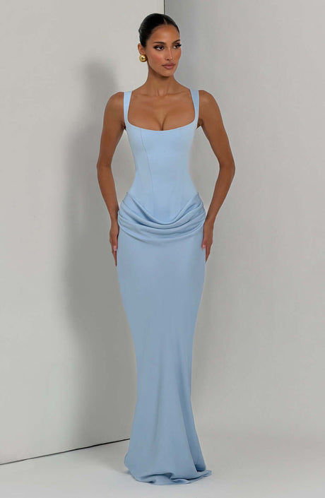 Aurohaya Hortense Sleeveless Square Neck Maxi Dress