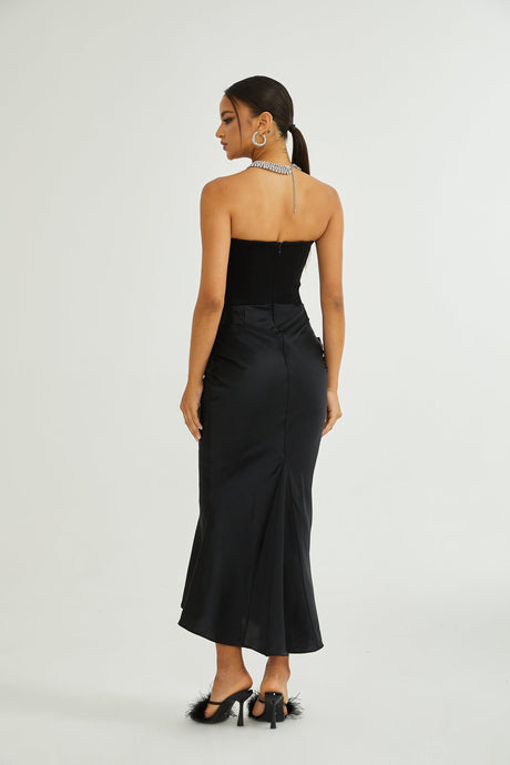 Aurohaya Aurore Off-Shoulder Maxi Dress