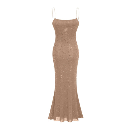 Aurohaya Axelle sequin-embellished dress