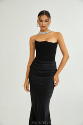 Aurohaya Aurore Off-Shoulder Maxi Dress