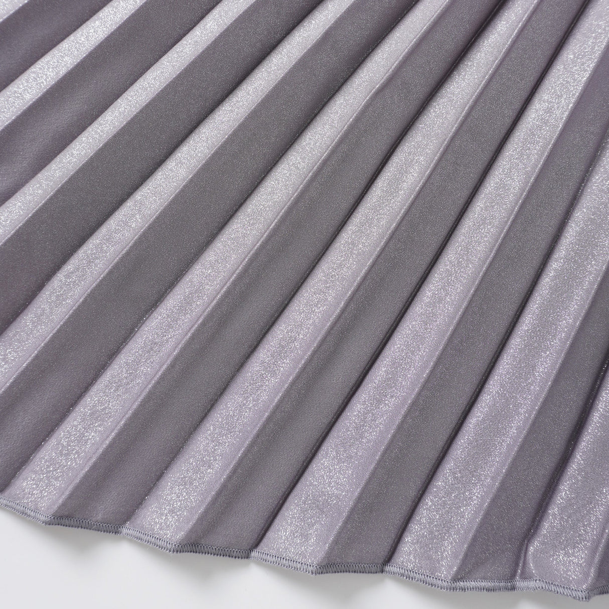 Aurohaya Satiné Purple Fully-pleated Maxi Dress