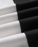 Colorblock Round Neck Sleeveless Zipper Back Midi Dress Slit Back Bodycon Dress