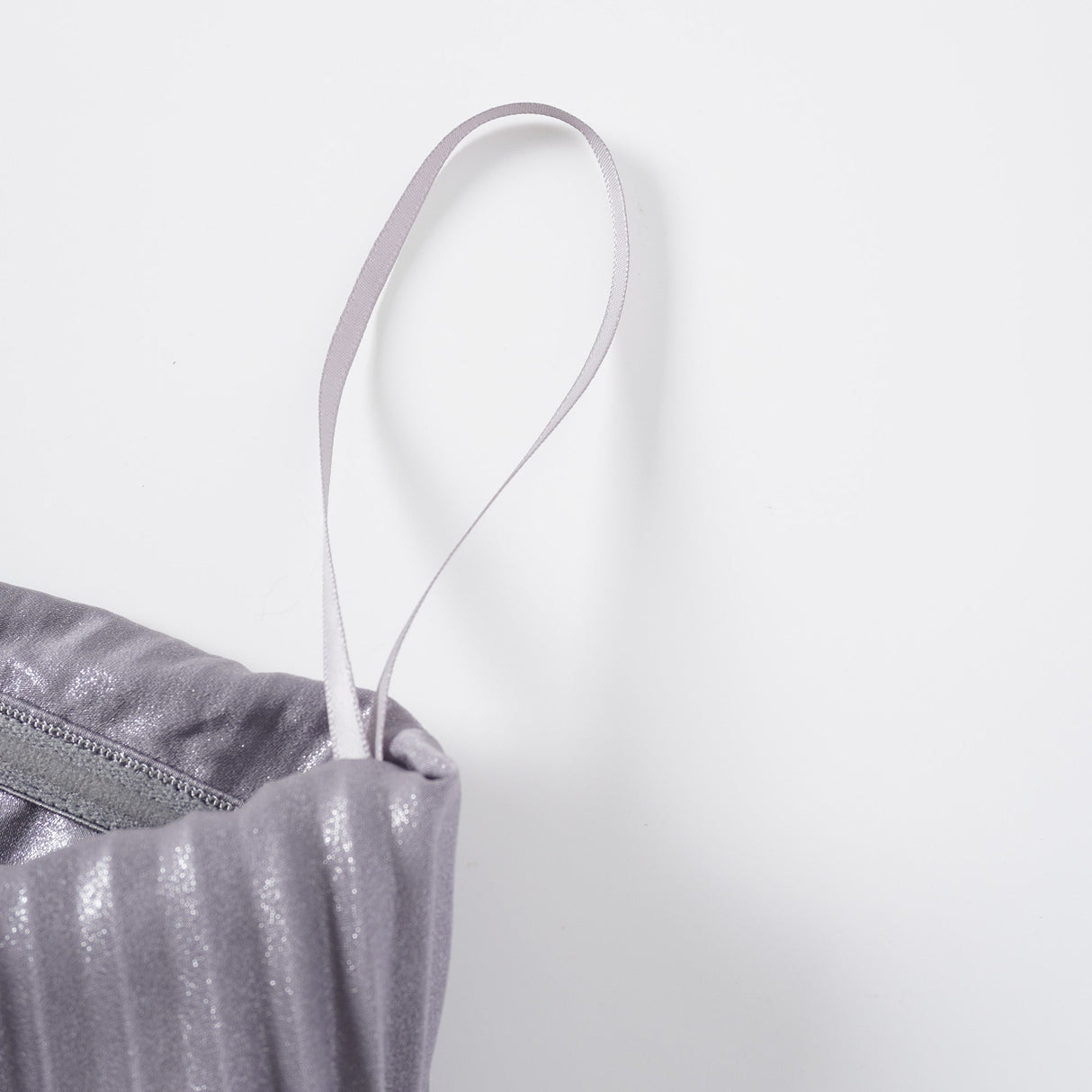 Aurohaya Satiné Purple Fully-pleated Maxi Dress