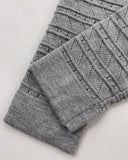 V-Neck Hollow Out Long Sleeve Knit Dress