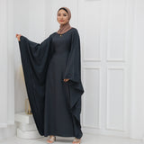 Waist Up Butterfly Abaya Dress