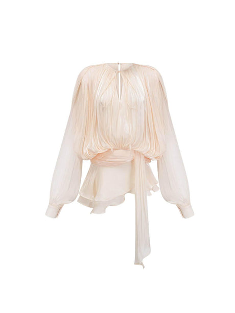 Aurohaya Amélie Fully Pleated Ruffled Mini Dress