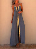 Halter Neck Casual Resort Maxi Dress