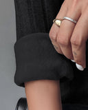 Polo V-Neck Long Sleeve Fleece Lined Bodycon Dress Slit Button Decor Ribbed Mini Dress