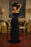 Justine Strapless Tiered Maxi Dress