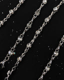 Chain Strap Glitter Bodycon Dress