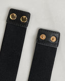 Ombre Plunge Pleated Midi Dress With Chain Decor Belt