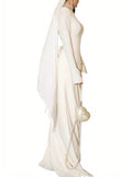 Waist Belt Design Maxi Dress Set