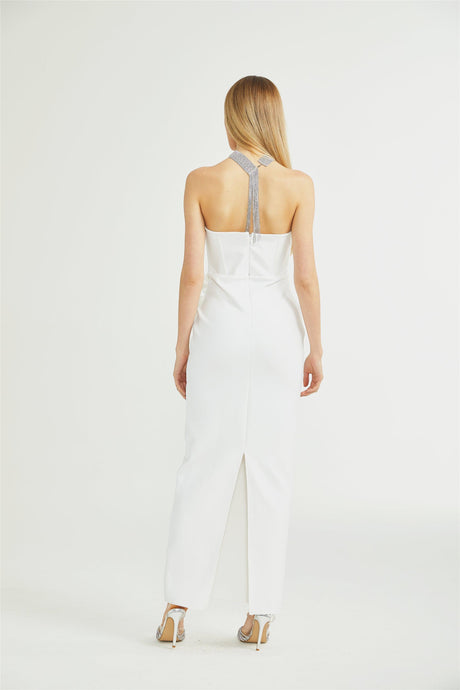 Aurohaya Geneviève off-shoulder floral dress