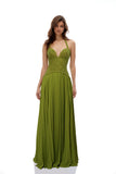 Isaline Emerald Corset Maxi Dress