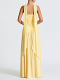 Solène Asymmetrical Maxi Gown
