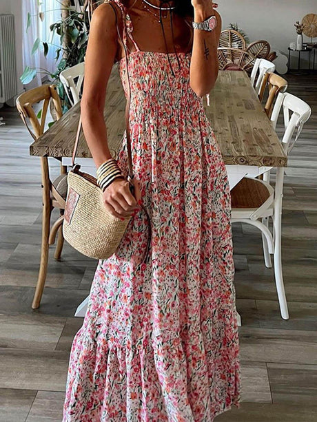 Aurohaya Bohemian Printed Slip Dress