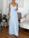 Holiday Style Pleated Sling Dress
