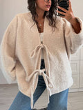 Lace-Up Design Coat