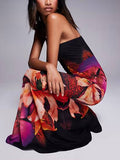 Tube Top Slim-Fit Printed Dress