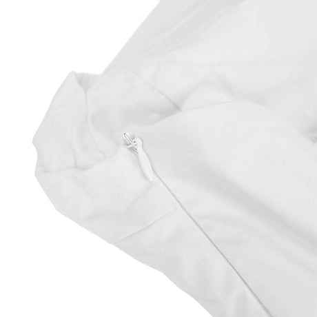 Aurohaya Eponine White Layered Flared Hem Midi Dress