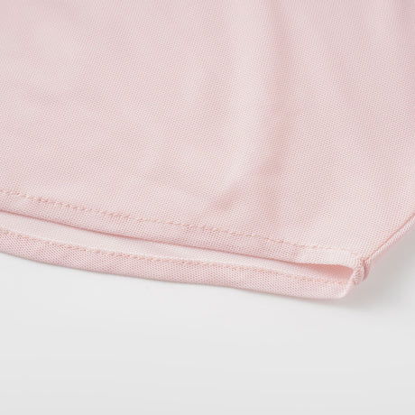 Aurohaya Garance Pink Asymmetrical Ruched Mesh Maxi Dress