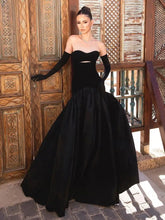 Aurohaya Sybille Strapless Cutout Maxi Dress