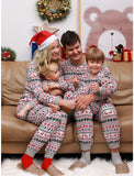 Christmas Snowflake Trees Family Pajamas Sets