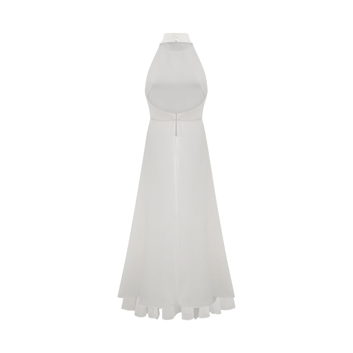 Aurohaya Juliette halterneck layered Maxi dress