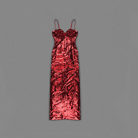Aurohaya Bérangère Sequin Maxi Dress