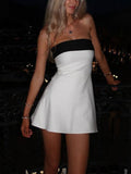 Color Block Tub Top Mini Dress