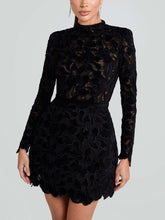Elegant And Sophisticated Lace Mini Dress