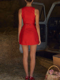 Casual Elegant Fitted Mini Dress