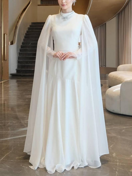 Aurohaya High Waist A- Line Skirt Maxi Dress